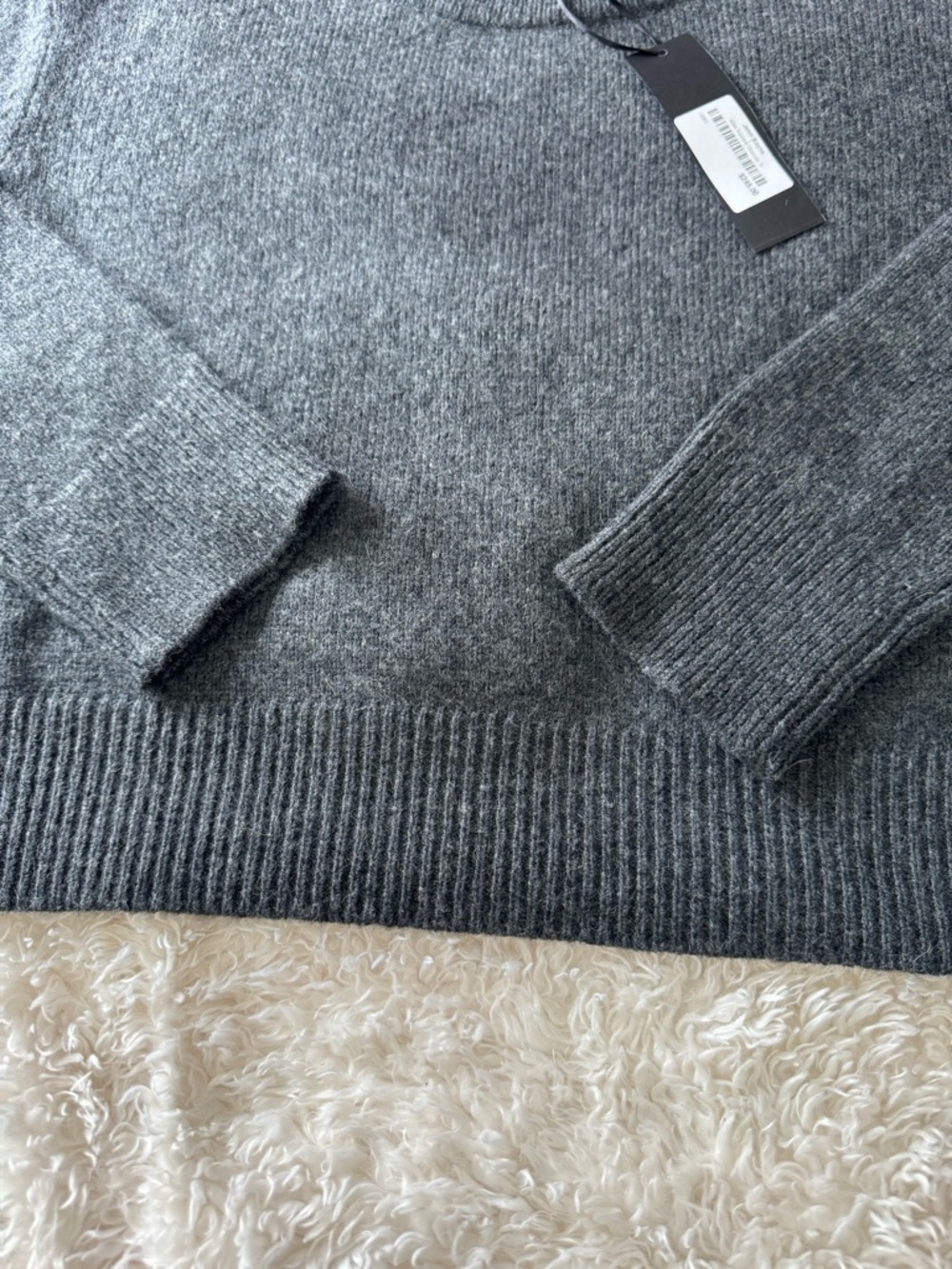 Jenni Kayne Atlas Sweater in Charcoal Grey Size Small. NEW - Picture 7 of 11